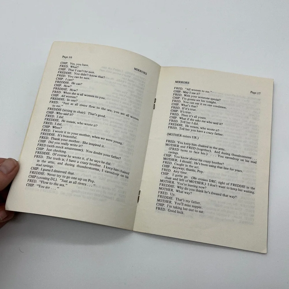 Mirrors One-Act Play by John O'Brien‎ Dramatic Publishing Company Vintage